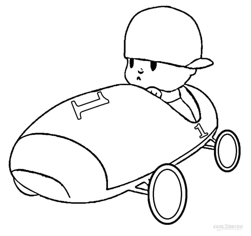 Desenho de Pocoyo 7 para colorir