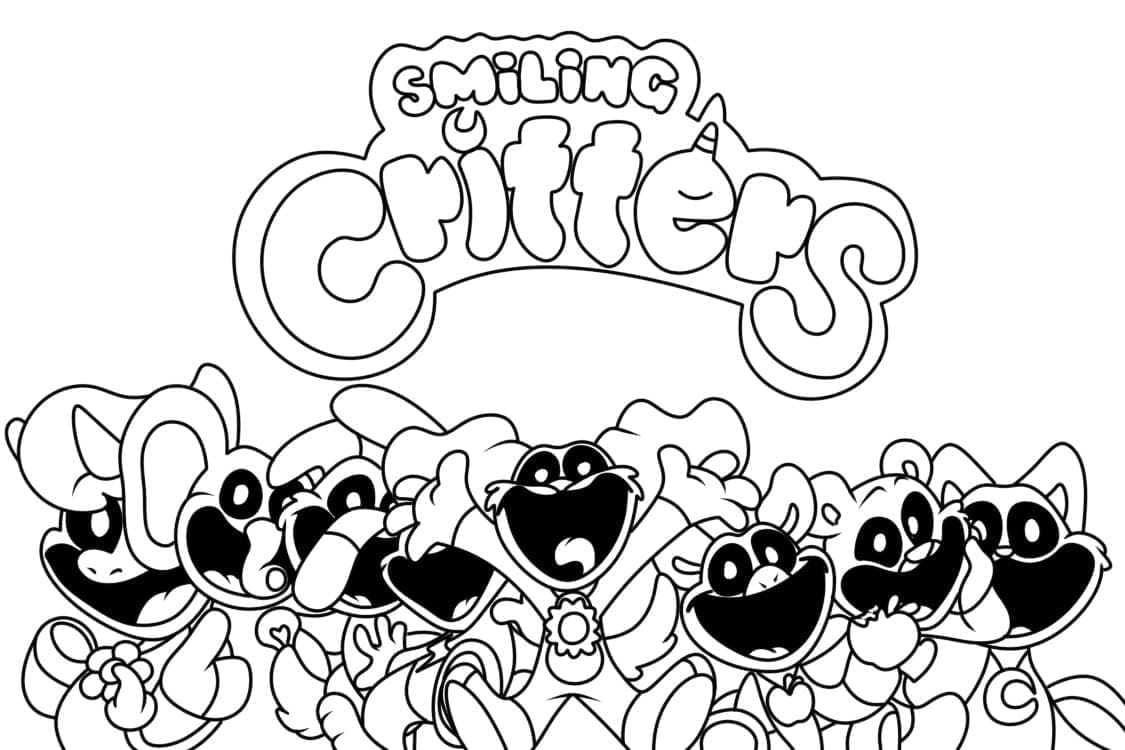 Desenho dePoppy Playtime Smiling Critters para colorir