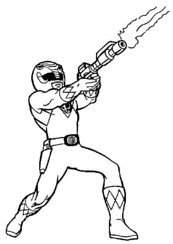 Desenho dePower Rangers 3 para colorir