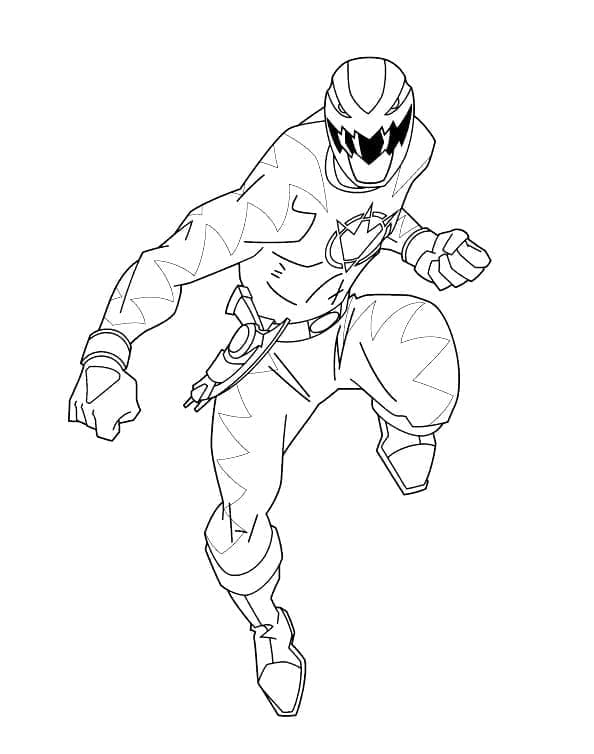 Desenho de Power Rangers 5 para colorir