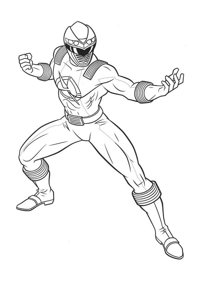 Desenho de Power Rangers 6 para colorir