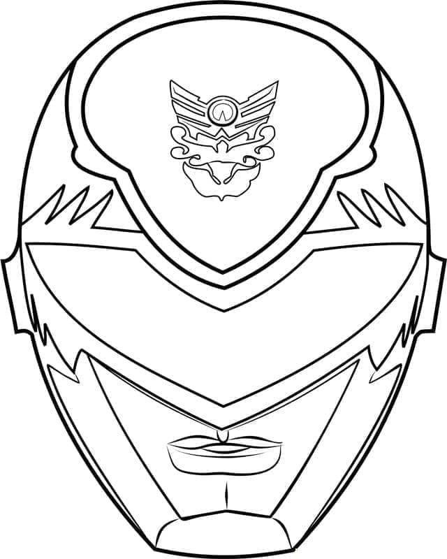 Desenho de Power Rangers 7 para colorir