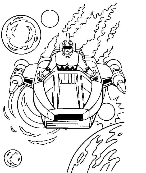 Desenho de Power Rangers 8 para colorir