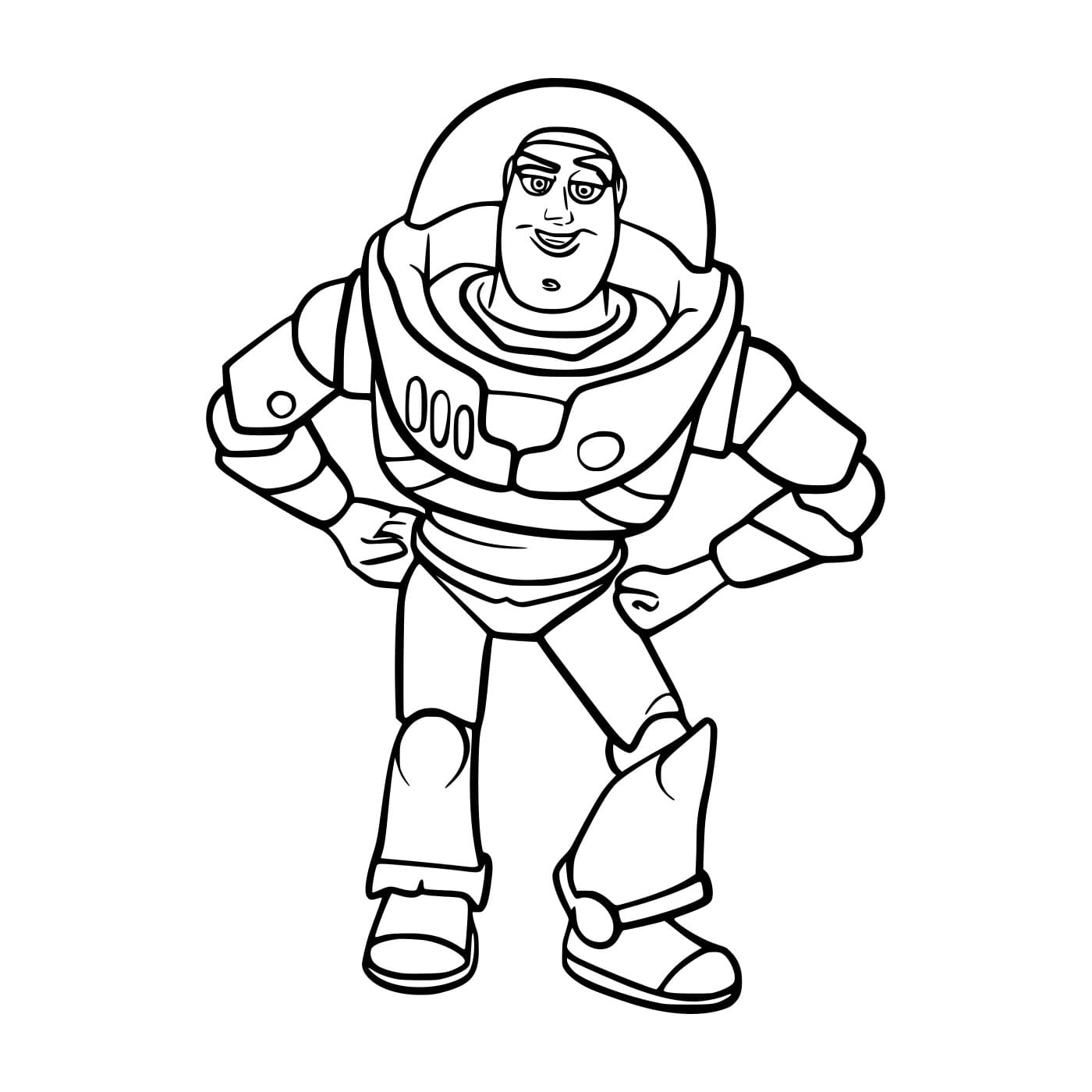 Desenho deSimples Buzz Lightyear para colorir