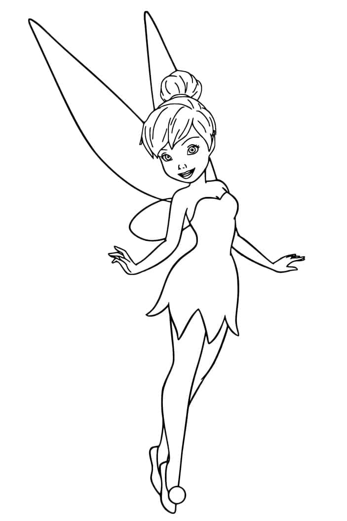 Desenho de Sininho Da Imagem De Peter Pan para colorir