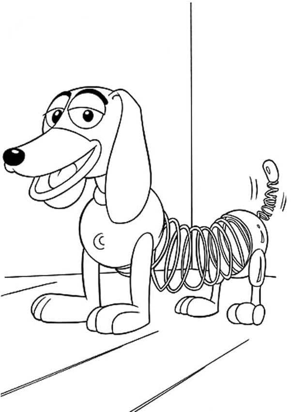 Desenho deSlinky de Toy Story para colorir