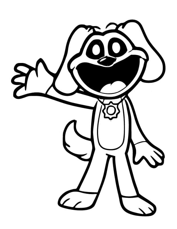 Desenho deSmiling Critters DogDay para colorir