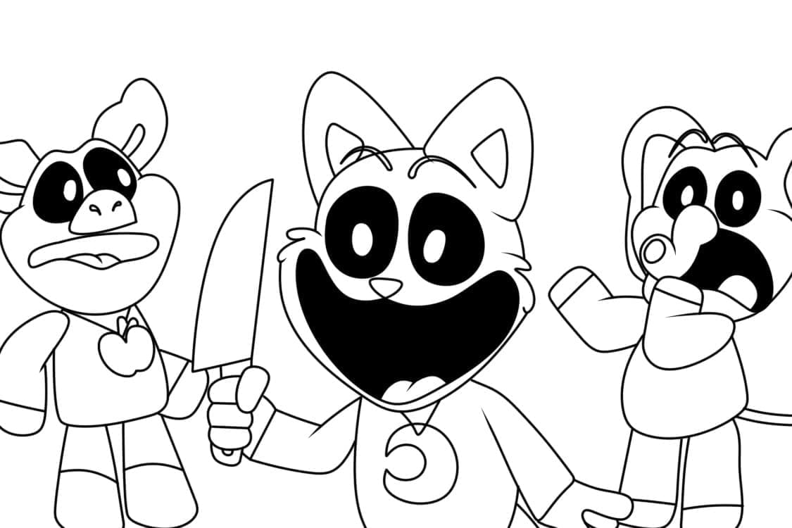 Desenho deSmiling Critters Grátis Para Crianças para colorir