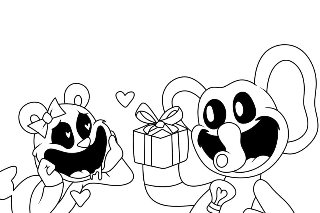 Desenho deSmiling Critters de Poppy Playtime para colorir