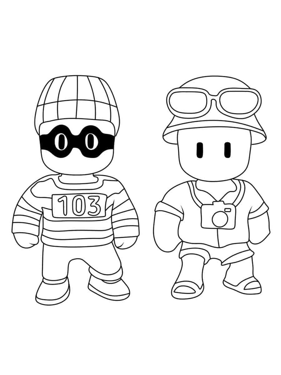 Desenhos de Stumble Guys para colorir