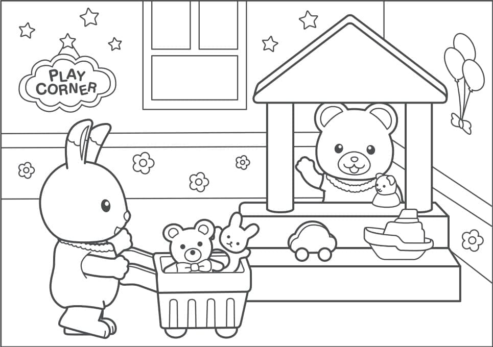 Desenho deSylvanian Families 20 para colorir