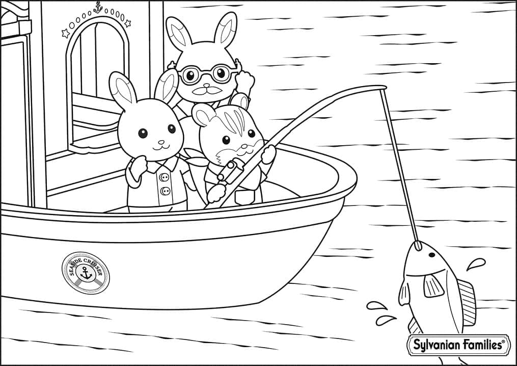 Desenho deSylvanian Families 23 para colorir