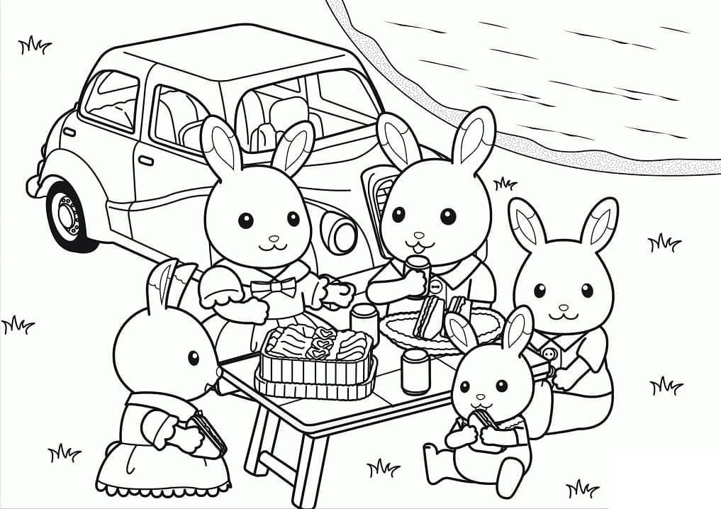 Desenho deSylvanian Families 27 para colorir