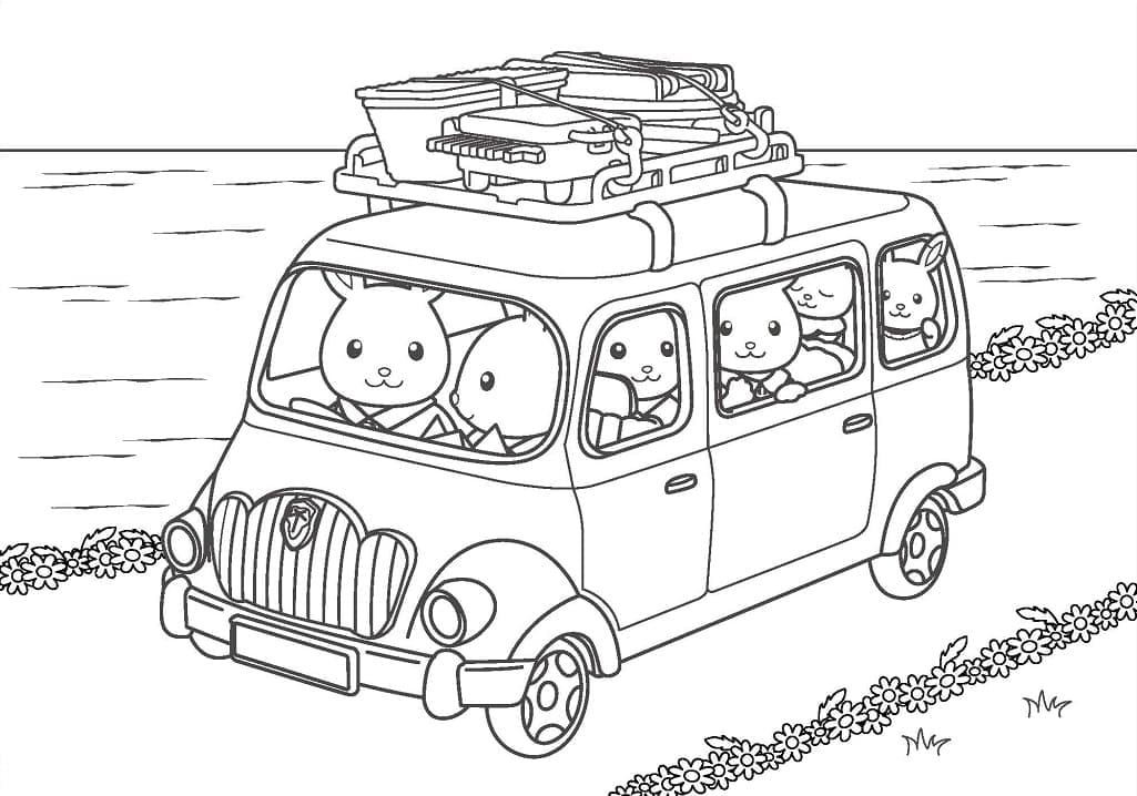 Desenho deSylvanian Families 28 para colorir