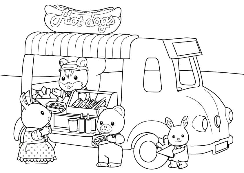 Desenho deSylvanian Families 29 para colorir