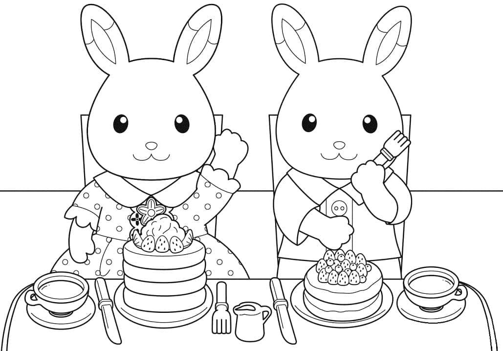 Desenho deSylvanian Families 30 para colorir