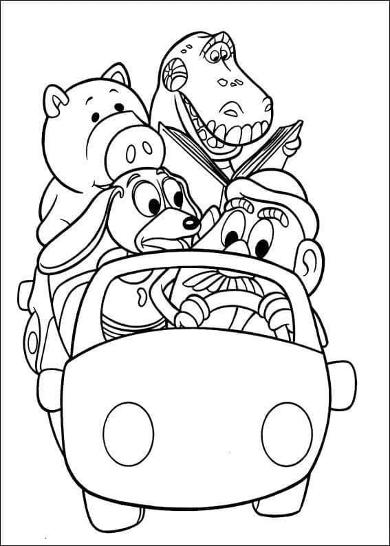 Desenho deToy Story Disney Pixar para colorir