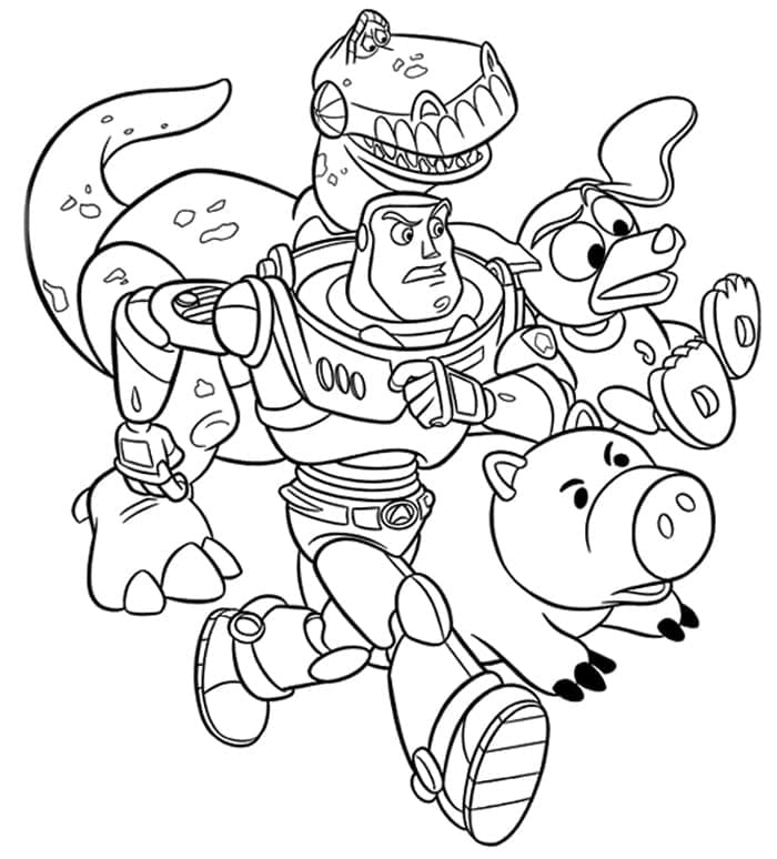 Desenho deToy Story Disney para colorir