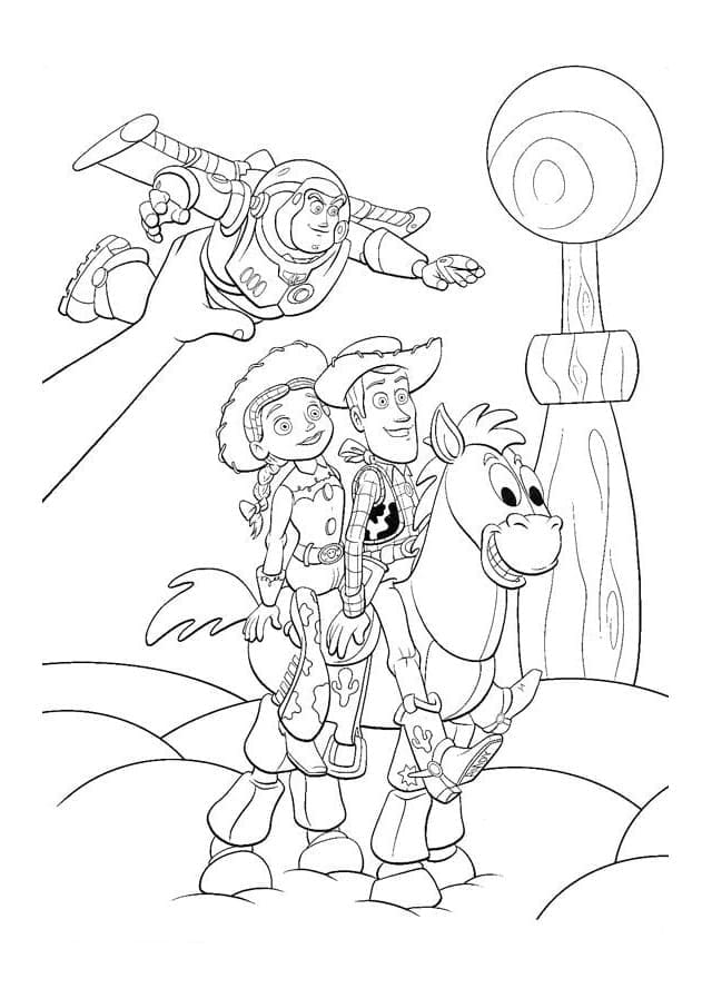 Desenho deToy Story de Disney para colorir