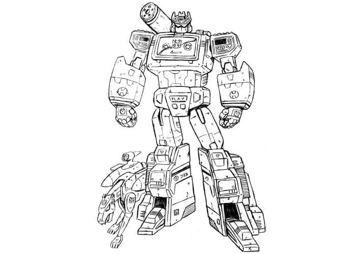 Desenho deTransformers 1 para colorir