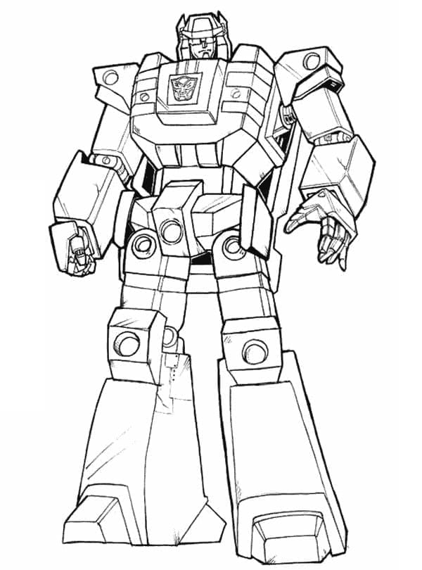 Desenho deTransformers 2 para colorir