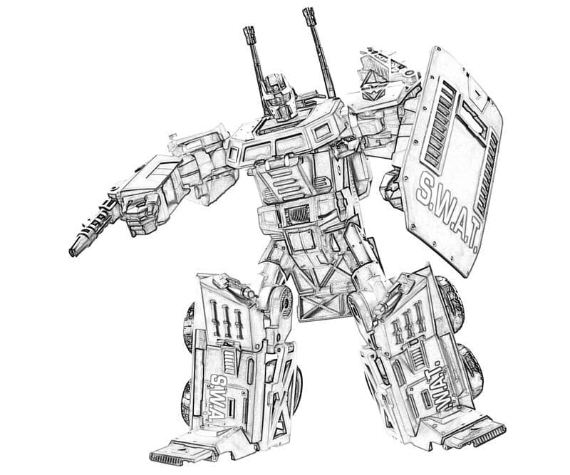 Desenho deTransformers Animado para colorir