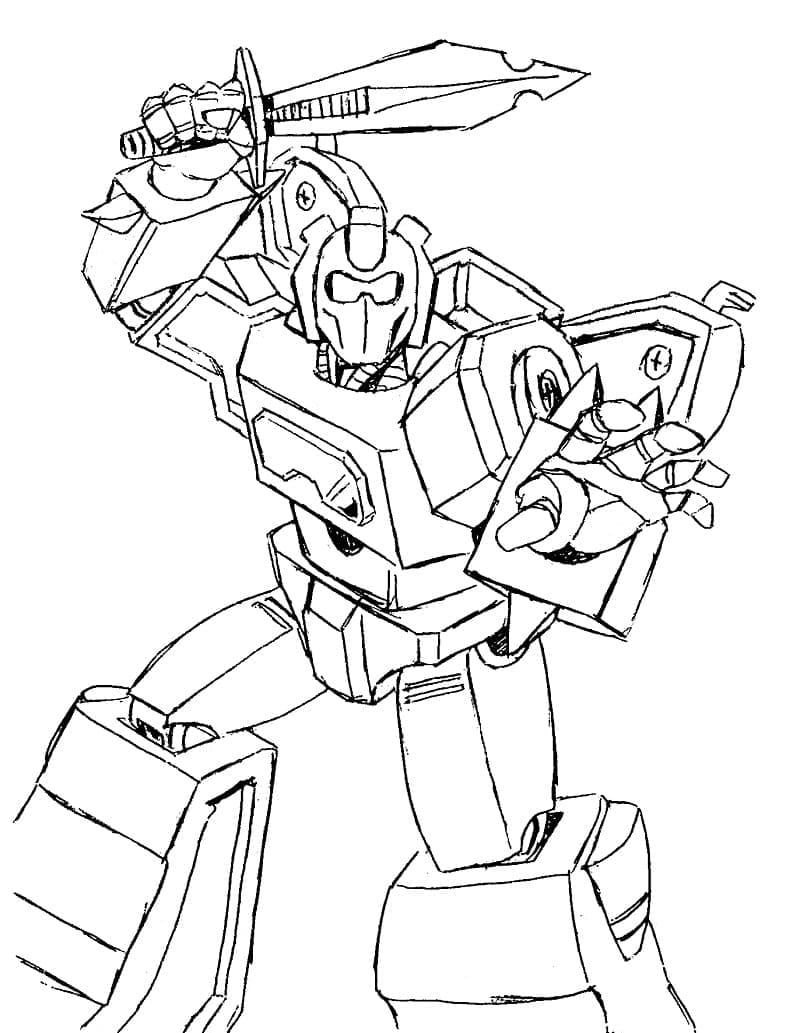 Desenho deTransformers Para Crianças para colorir