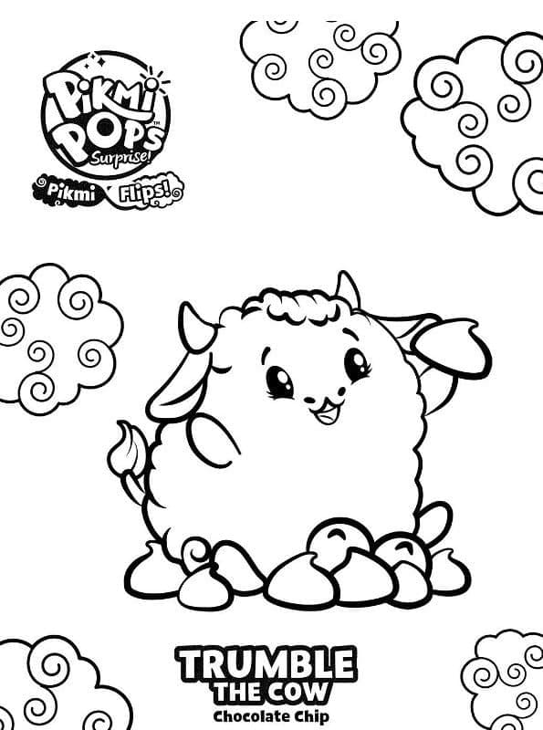 Desenho deTrumble de Pikmi Pops para colorir