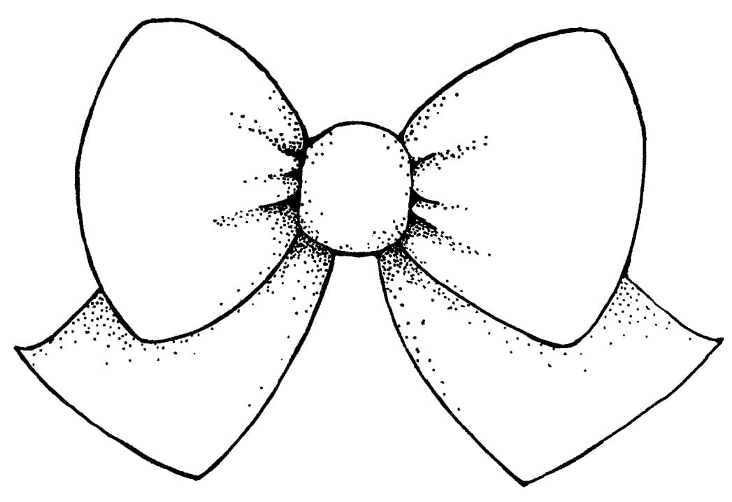 Desenho deUm Laço Muito Fofo para colorir
