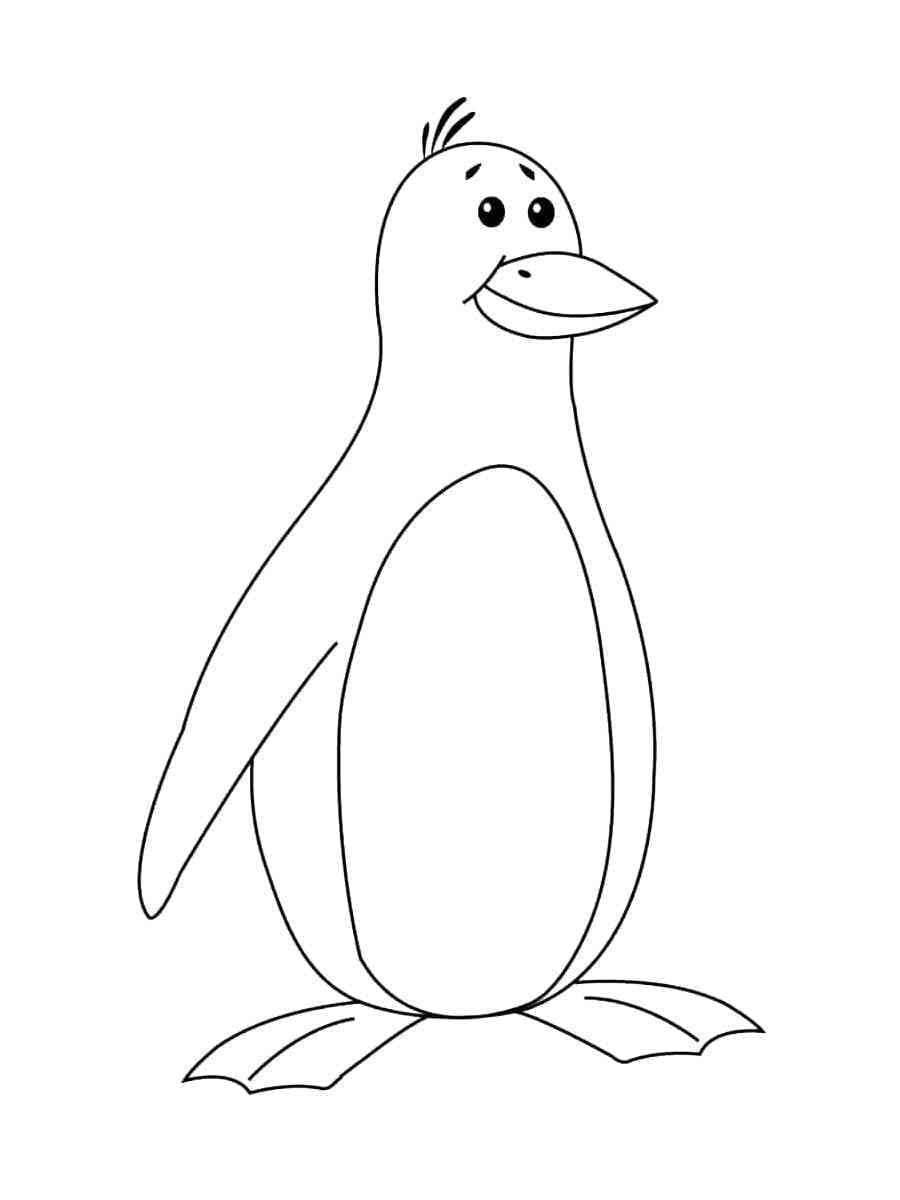 Desenho de Um Pinguim para colorir