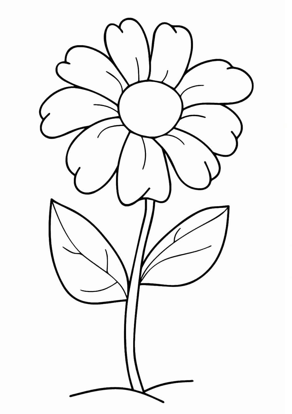 Desenho deUma Flor Muito Linda para colorir