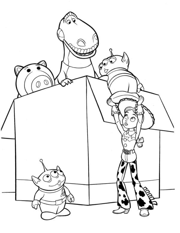 Desenho deVamos Jogar Toy Story para colorir