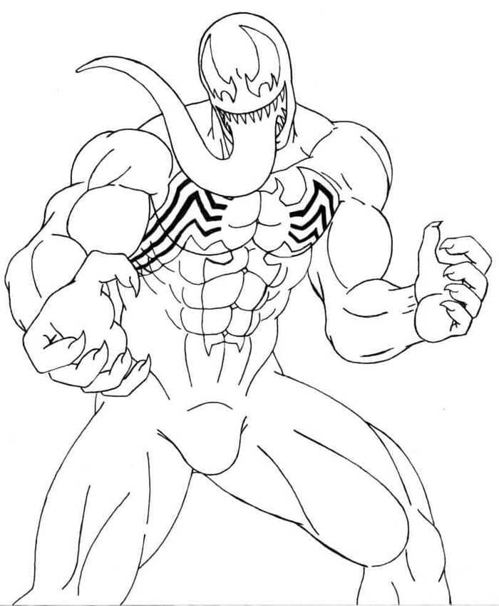 Desenho deVenom 1 para colorir