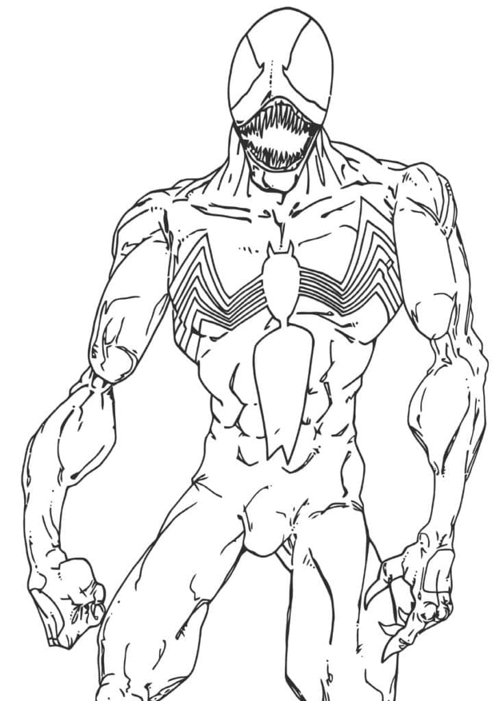 Desenho deVenom 10 para colorir