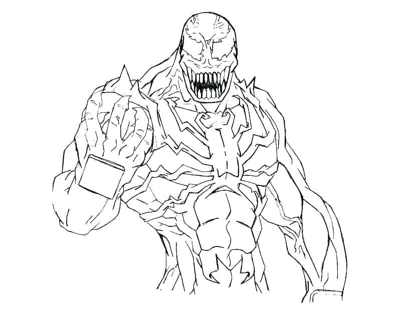 Desenho deVenom 11 para colorir