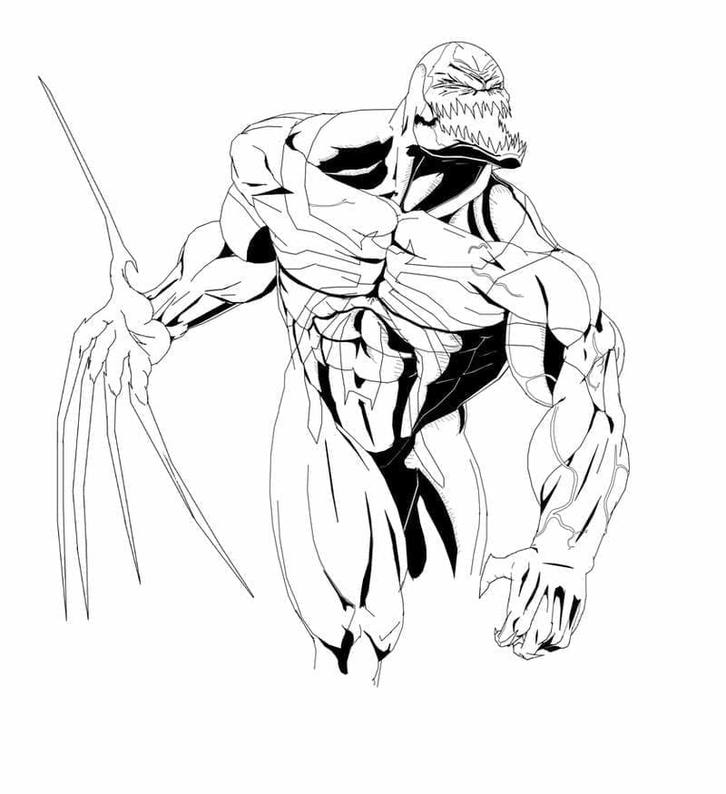 Desenho deVenom 15 para colorir