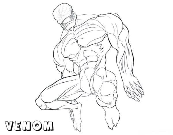 Desenho deVenom 16 para colorir