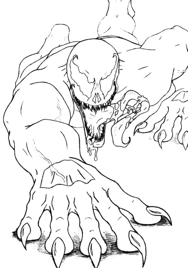 Desenho deVenom 18 para colorir