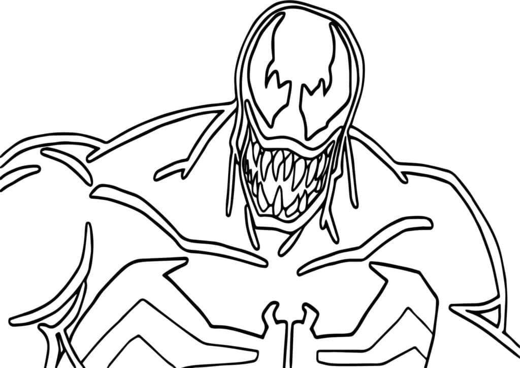 Desenho deVenom 2 para colorir