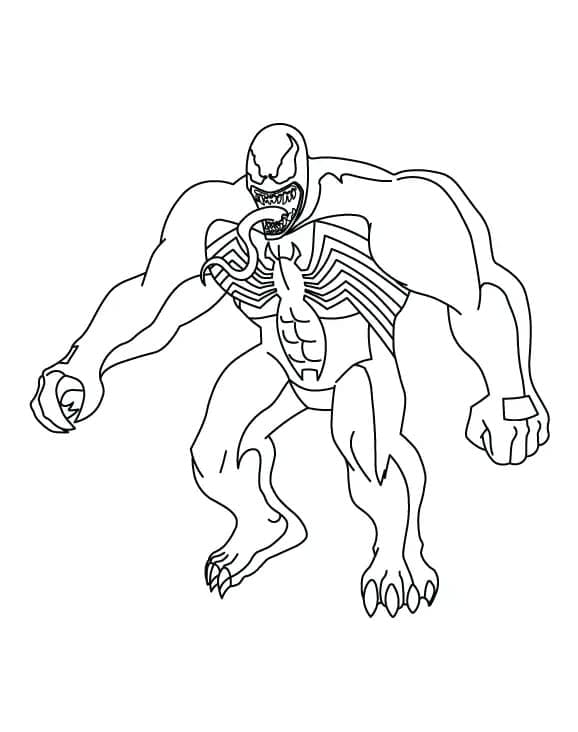 Desenho deVenom 6 para colorir