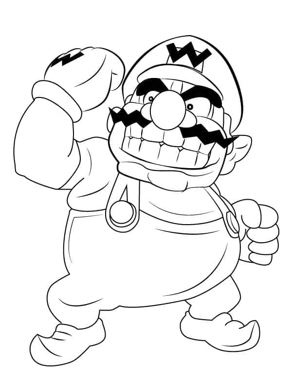 Desenho deWario Imprimível para colorir