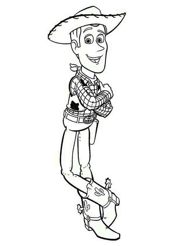 Desenho deWoody Toy Story para colorir