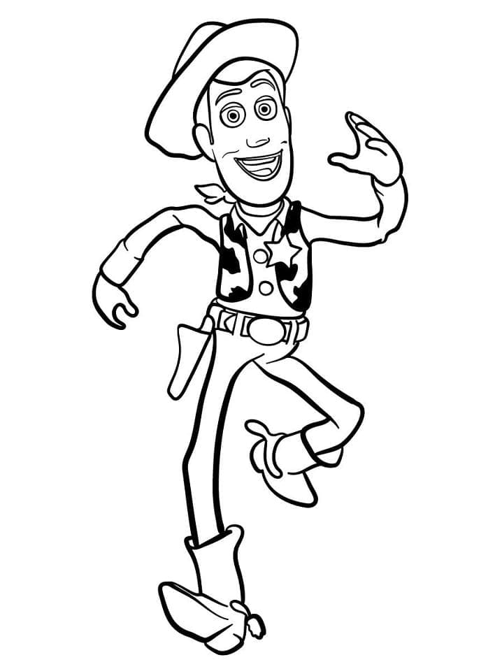 Desenho deWoody de Toy Story para colorir