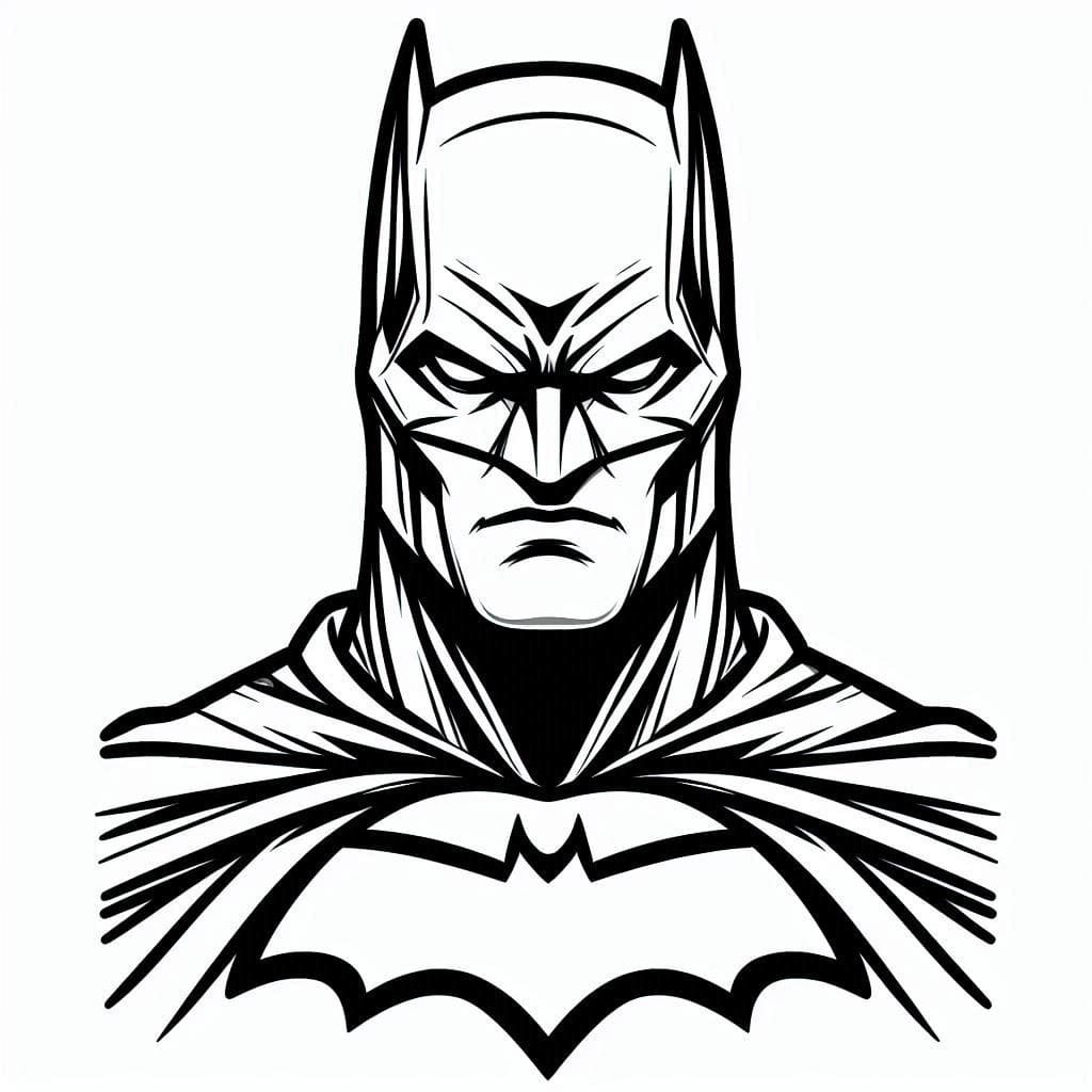 Desenho de Batman é legal para colorir