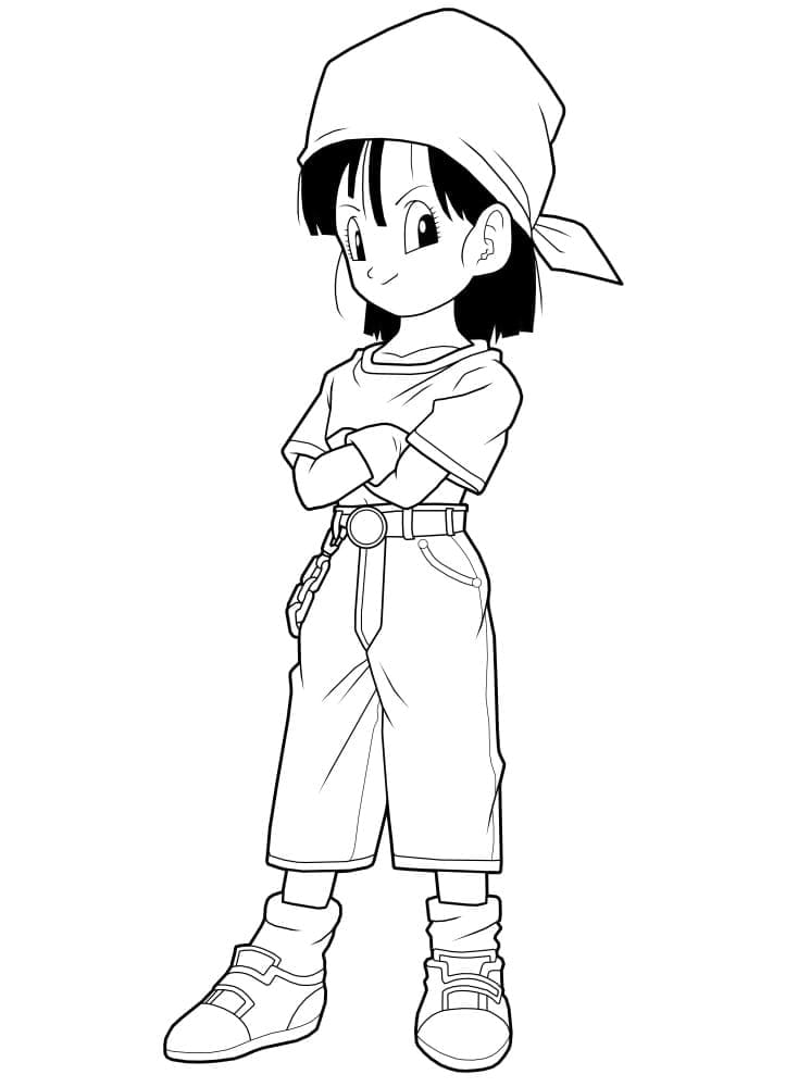 Desenho deBulma Dragon Ball Z para colorir