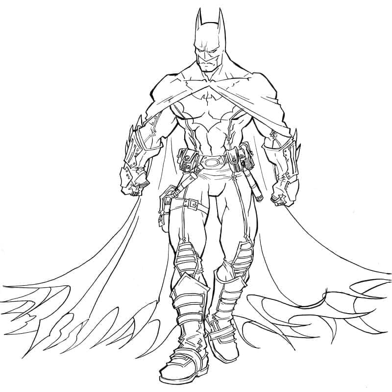 Desenho de DC Batman para colorir