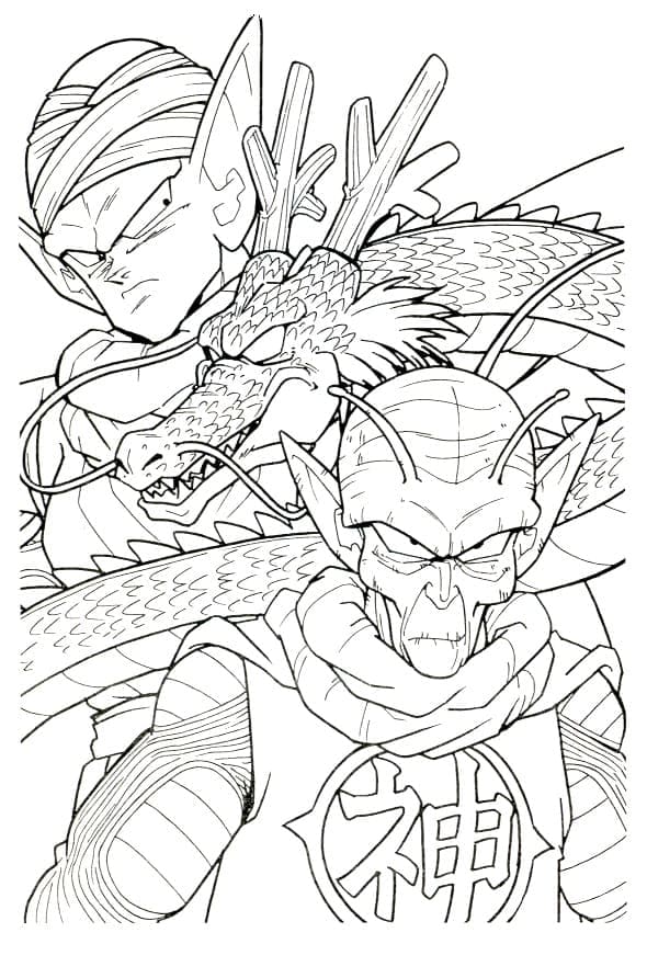 Desenho deDragon Ball Z Para Crianças para colorir