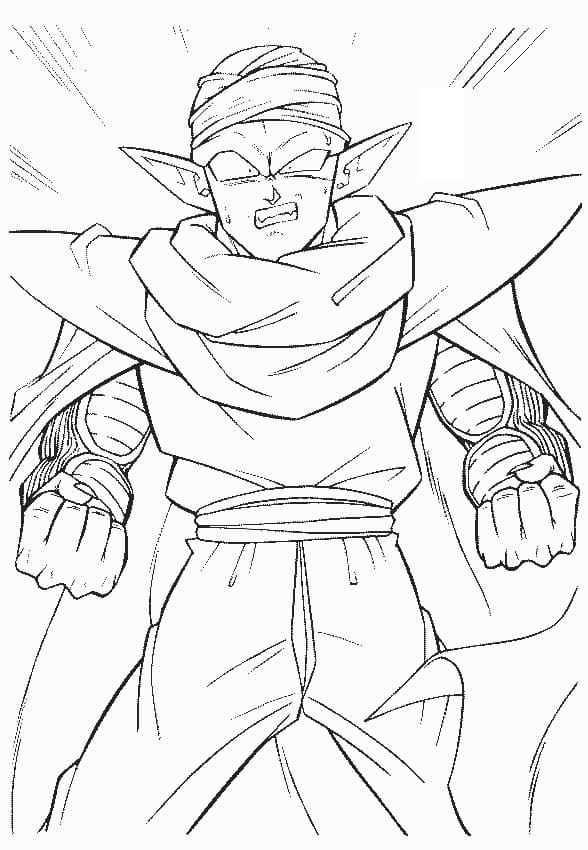 Desenho dePiccolo Dragon Ball Z para colorir