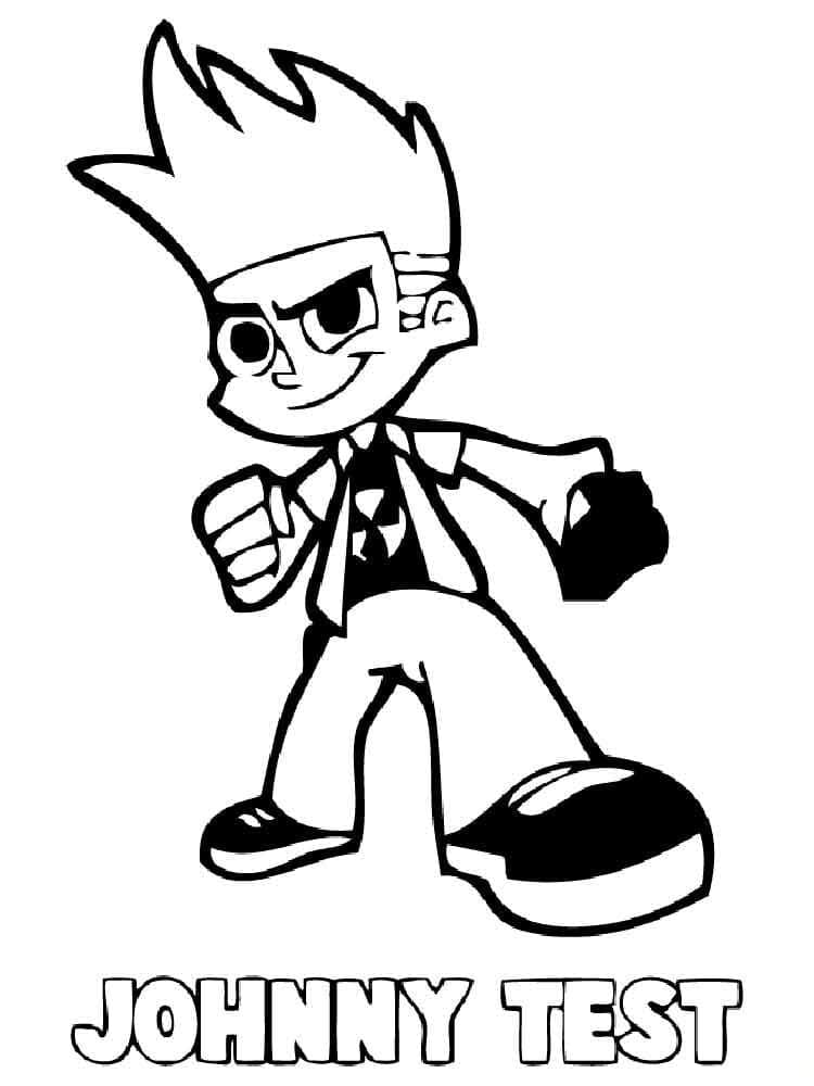 Desenho deJohnny Test 1 para colorir