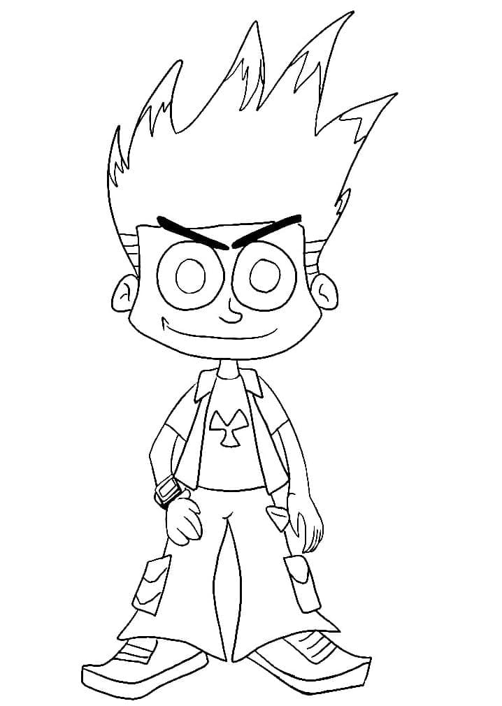 Desenho deJohnny Test 11 para colorir